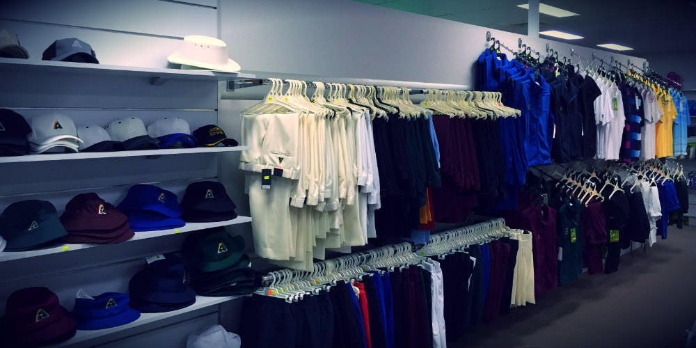 Clothing from Bendigo Bowls Shop Front